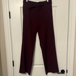 The Limited Deep Burgundy Wide Leg Pants